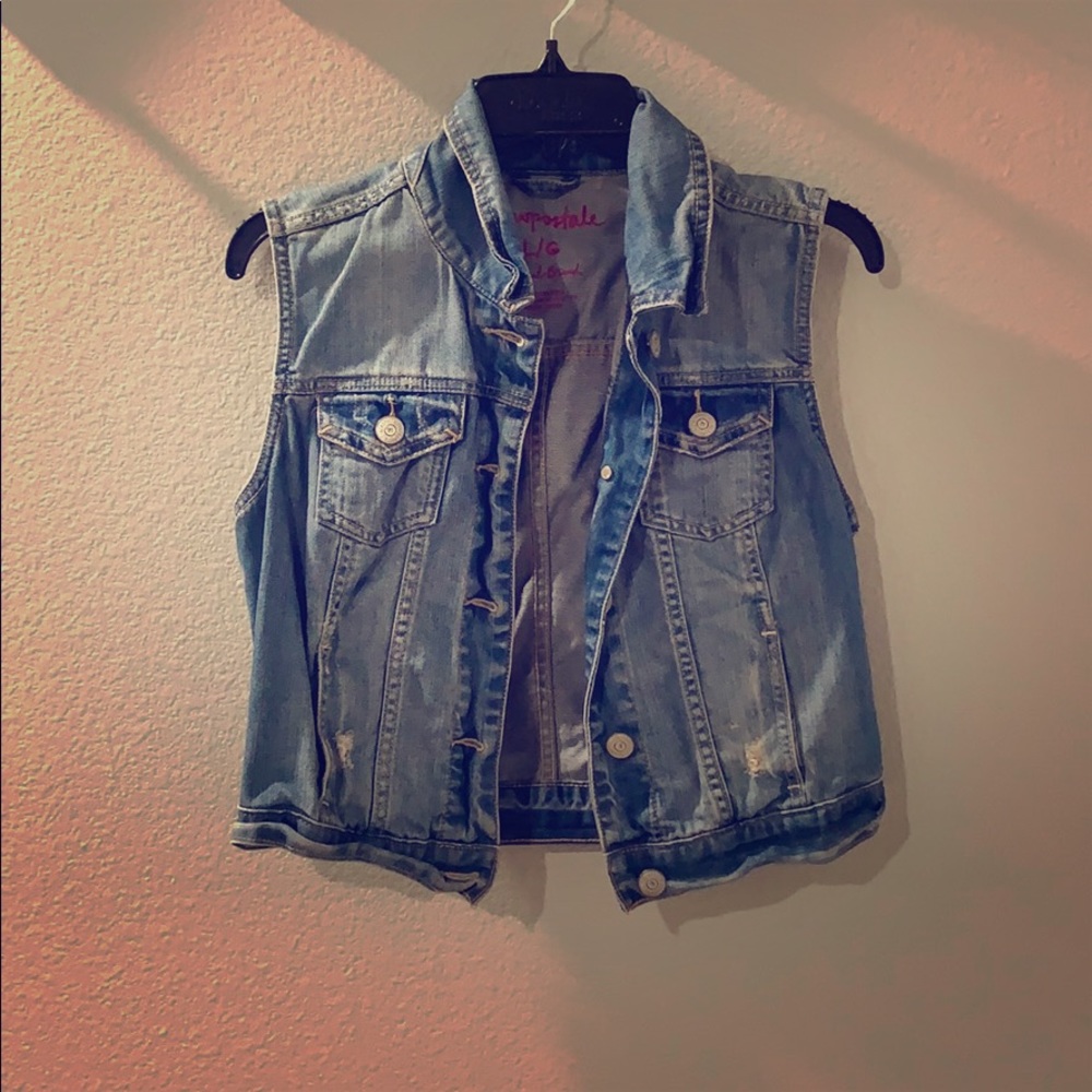 Jean jacket.